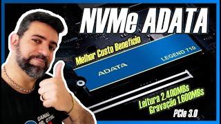 ÓTIMA OPÇÃO DE NVMe PARA X99 OU QUALQUER OUTRA PLATAFORMA   ADATA LEGEND 710