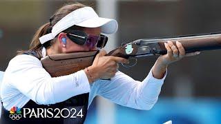 Guatemala breaks through in women's trap final for FIRST OLYMPIC GOLD | Paris Olympics | NBC Sports