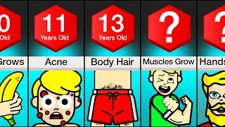 Timeline: Male Puberty