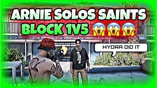 Hydra Arnie Solos Saints Block 1v5 | NoPixel GTA RP | NoPixel Clips