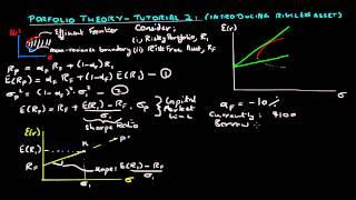 Portfolio Theory: Tutorial 2
