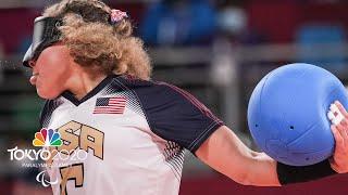 USA goalball makes incredible comeback, wins shootout to advance to gold medal game | NBC Sports