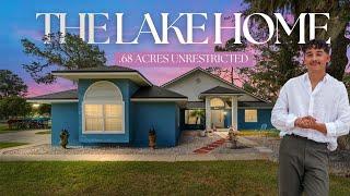 PEACEFUL LAKE FRONT HOME ON SPACIOUS LOT | OCALA FLORIDA HOME TOUR