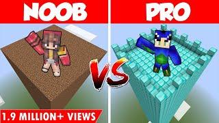 Minecraft BEST DEFENSE TOWER BUILD CHALLENGE | NOOB vs PRO  (Hindi)