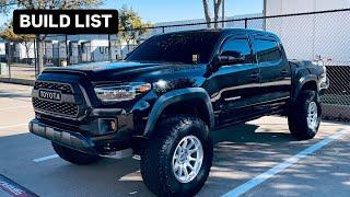 2016 Tacoma on 35s Review & Built list! | Walk around