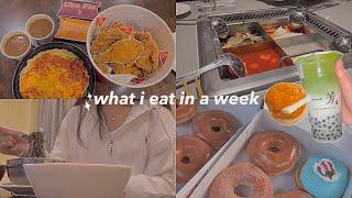 what i eat in a week | winter break edition ︎