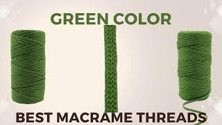 Where to Buy Macrame Rope | Best Macrame Cord  | Macrame rope | Macrame Cord | Green Macrame Thread