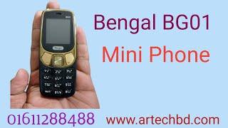 Bengal BG01 MIni Phone Black | AR TECH BD | Bangla Unboxing Review | 2023