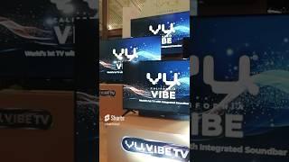 Vu TV just launched the World's 1st QLED TV with an Integrated Sound Bar. #VuTv #TheVuVibe