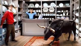 I Tested A Real Bull In A China Shop