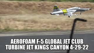 Aerofoam F-5 Global jet club turbine jet Kings Canyon 4-29-22