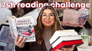 reading for 24 HOURS challenge ⏰ 5 star books, catching up on the stormlight archive, & more!