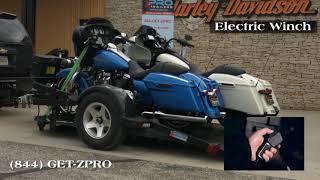 ZPRO Trailer MCZ1200 and UTZ2400 Drop deck, rampfree motorcycle Trailer