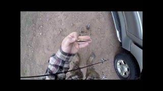 Showing how to Hook your minnows for Fishing Trout