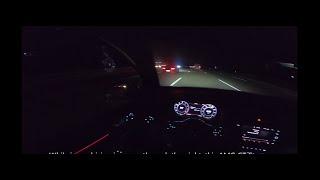 Trying to catch up with an AMG GT S (Topspeed on German Autobahn)