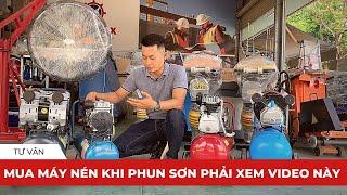 Chọn CHÍNH XÁC máy nén khí cho việc phun sơn |Vinmax.vn|