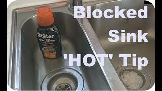 Blocked Sink Product Test 'HOT' tip !