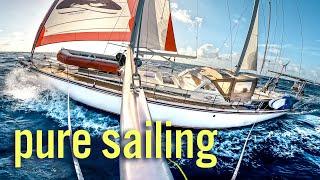 SLOW TV- 75 Minutes of Pure Sailing (Unedited) Sailing S.V. Delos