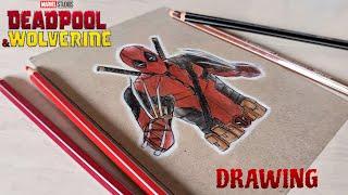 How To Draw Deadpool (EASY) | Step By : Step | Deadpool & Wolverine