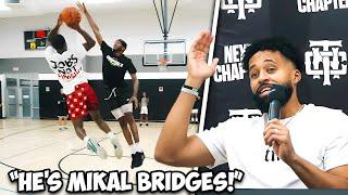 THIS 1V1 WAS BEAUTIFUL! Mikal Bridges Vs Bj