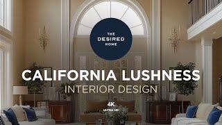 California Coastal Lushness | Interior Design | 4K