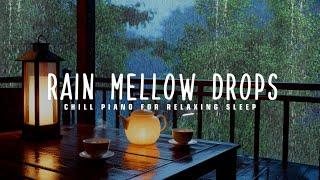 Calm your mind! Sound of rain on the window with thunder to sleep and relax deeply, dark screen 09