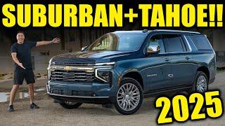 2025 Chevy Suburban + Tahoe First Drive and Review!! | The Best Full-Size SUV?