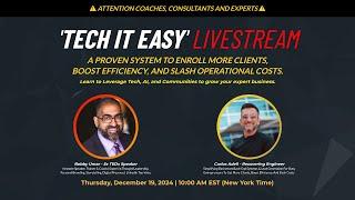 Tech It Easy - Livestream & Zoom Training for Small Business Owners
