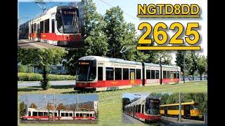 Straßenbahn Dresden - Der NGTD8DD 2625 mit Tatra Werbung