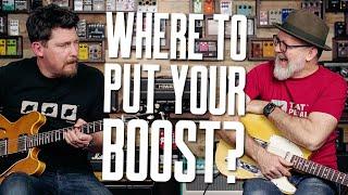 Boost Pedal Before Or After Overdrive? [Gain Staging Basics]