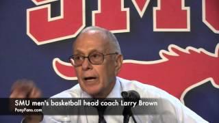 SMU men's basketball head coach Larry Brown