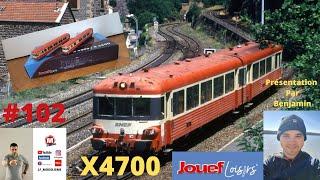 #102 / EAD X4732 JOUEF LOISIRS HO train électrique modelisme ferroviaire réseau ferroviaire diorama