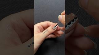 Easy safety pin nail art #nailart2024 #shorts #shortvideo