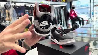 Nike Air Jordan Retro 3  Black Cement (2024) at Street Gear - Hempstead NY