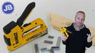 How to load staples in the DeWalt 5 in 1 Multi Tacker