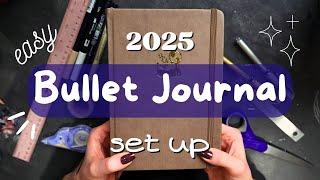 my 2025 NEW bullet journal set up | Simple Spread Ideas