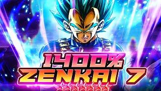 Z7, 1400%, 14* PUR SSB VEGETA IS A FANTASTIC ZENKAI! GENERATIONAL SUPPORT! | Dragon Ball Legends