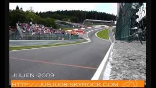 BEST F1 Sound exhaust V8 Redbull Ferrari McLaren Spa Francorchamps 2009