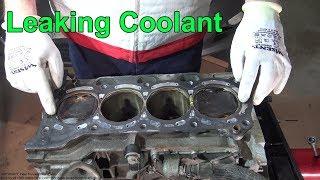 Why my car engine is Leaking Coolant in Cylinder Head area