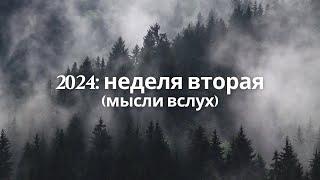 Мысли вслух: вторая неделя 2024 года