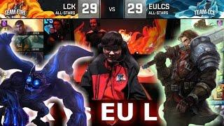 LCK vs EU LCS | LoL All-Star Event 2016 Day 3 | Faker Galio! xPeke Garen!