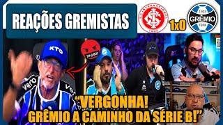 REAÇÕES GREMISTAS - INTERNACIONAL 1x0 GRÊMIO - BRASILEIRÃO - VAMOS RIR DO GRÊMIO!