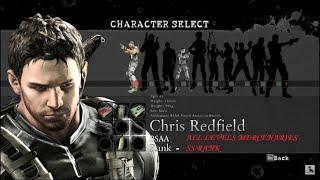 RESIDENT EVIL 5 GOLD EDITION ALL MERCENARIES SOLO CHRIS REDFIELD BSAA – SS RANK