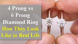 4 Prong vs 6 Prong Diamond Ring - What Are the Differences?