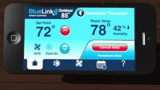 Braeburn BlueLink Smart Connect App - Basic Features
