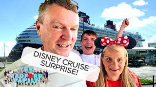 Disney Cruise Day 1 - Surprising the Kids! | The Radford Family