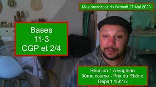 MAX 1-2-3 Turf vos pronostics hippiques gratuits du Samedi 27/05/2023@max1-2-3turfvospronosticsh2​