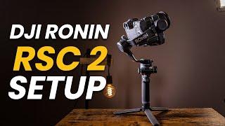 DJI Ronin RSC2 Setup Deutsch & weitere Einstellungen!