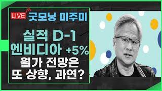 [굿모닝 미주미]   실적 발표 D-1, 엔비디아  +5% 반등, 월가 전망은 잇따라 상향, 과연?     #이항영 #미주미