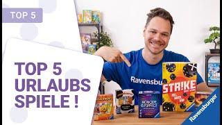 Urlaubs-Spiele – die TOP 5 Spiele von Ravensburger für euren Urlaub